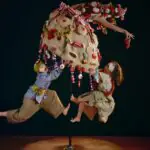 Newcastle crocheters and Lady Gaga's designer make a dress for stage that's all sweets