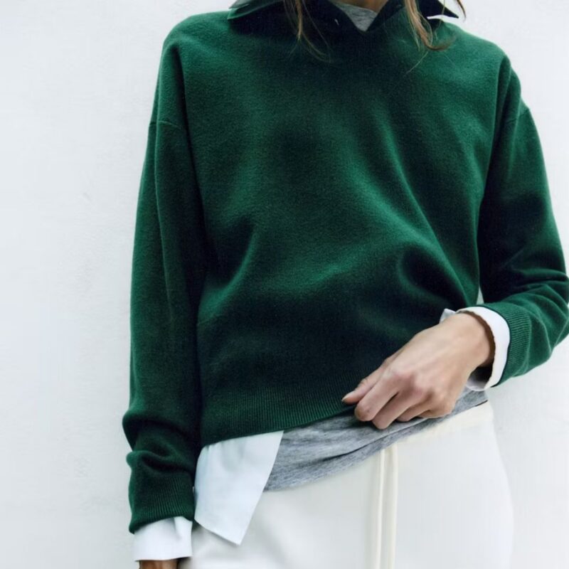 Mango – Knitted Polo Neck Sweater - £36.99 