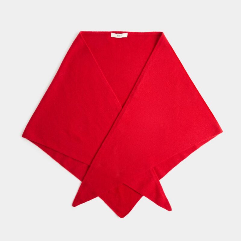 M&S – Red Triangle Scarf - £18.00