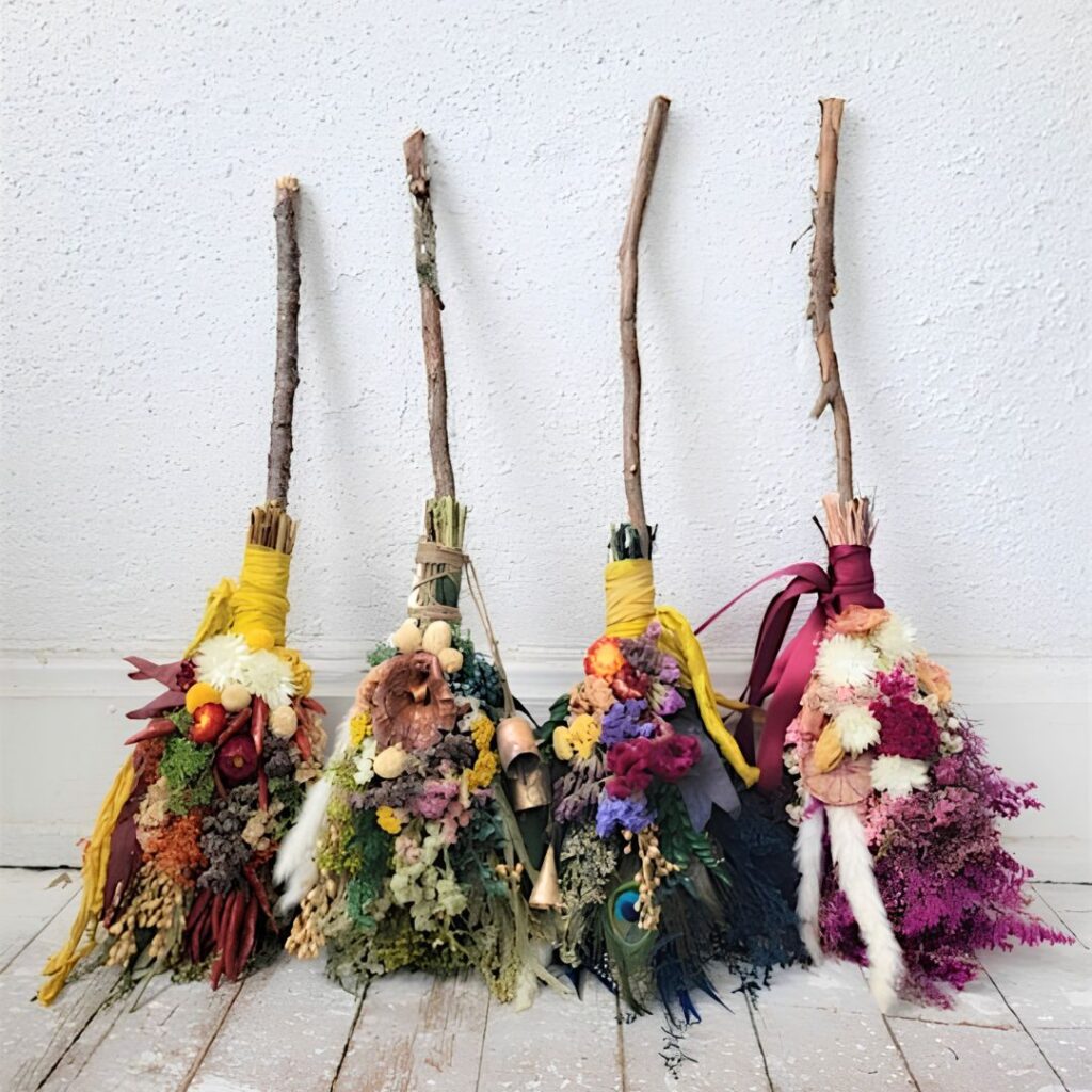 Dried Floral Broom Workshop - Durham