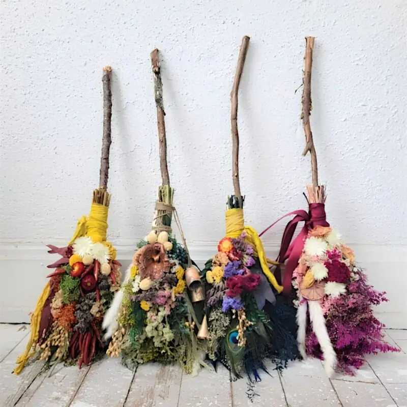 Dried Floral Broom Workshop - Durham