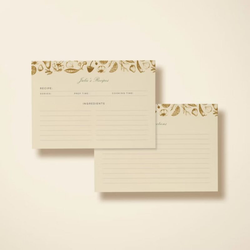 Papier - Harvest Recipe Cards - £25.20 for 10 