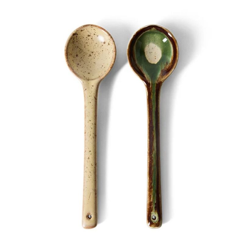 Nucasa - 70s Ceramics Serving Spoons - £28.00