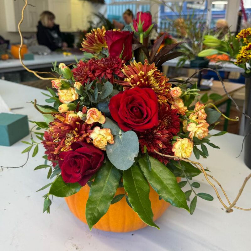 Floral Pumpkin Workshop - Durham
