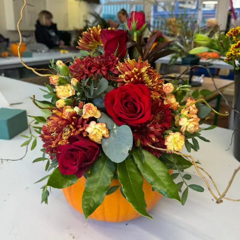Floral Pumpkin Workshop - Durham