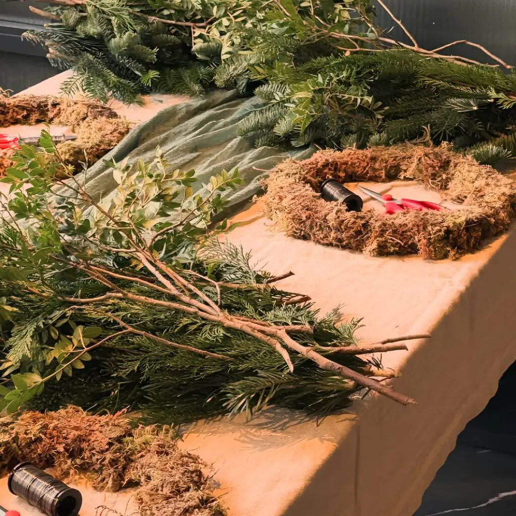 Muscari Christmas Wreath Workshop - North Shields