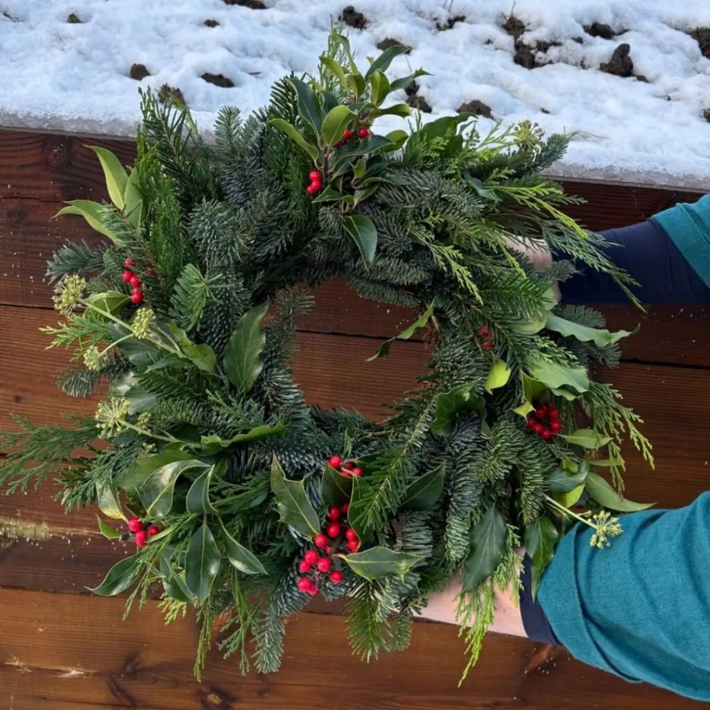 Christmas Wreath Making Workshop - Northumberland