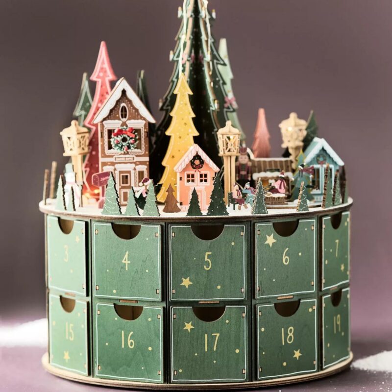 Anthropologie - Maren Baxter Light-Up Wooden Advent Calendar - £166.00