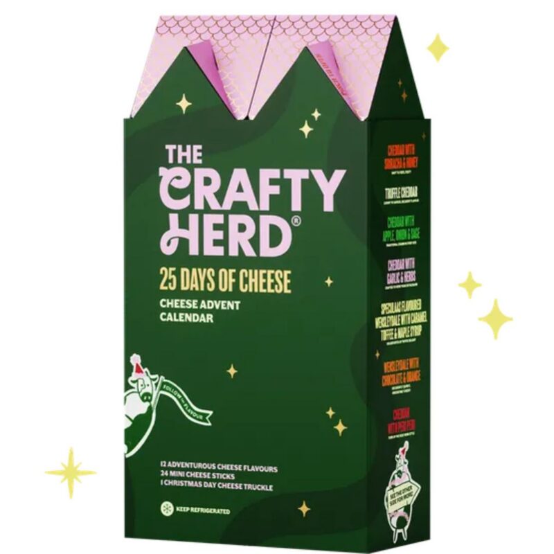 The Crafty Herd - 25 Days of Cheese Advent Calendar - £19.95