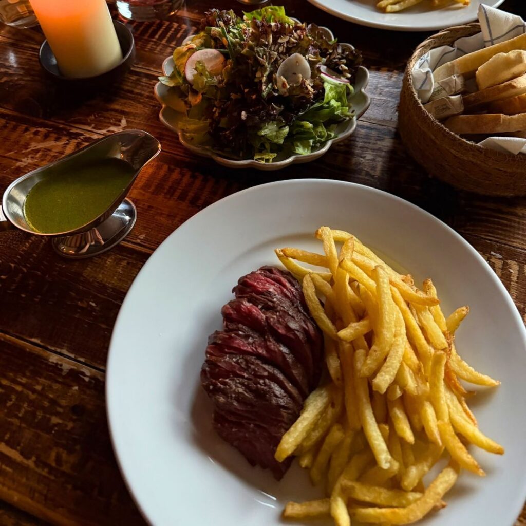 STEAK FRITES AT HOUSE OF TIDES, NEWCASTLE