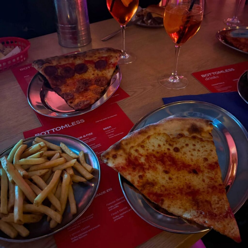 PIZZA SLICES FROM I SCREAM FOR PIZZA AT FREIGHT ISLAND, NEWCASTLE