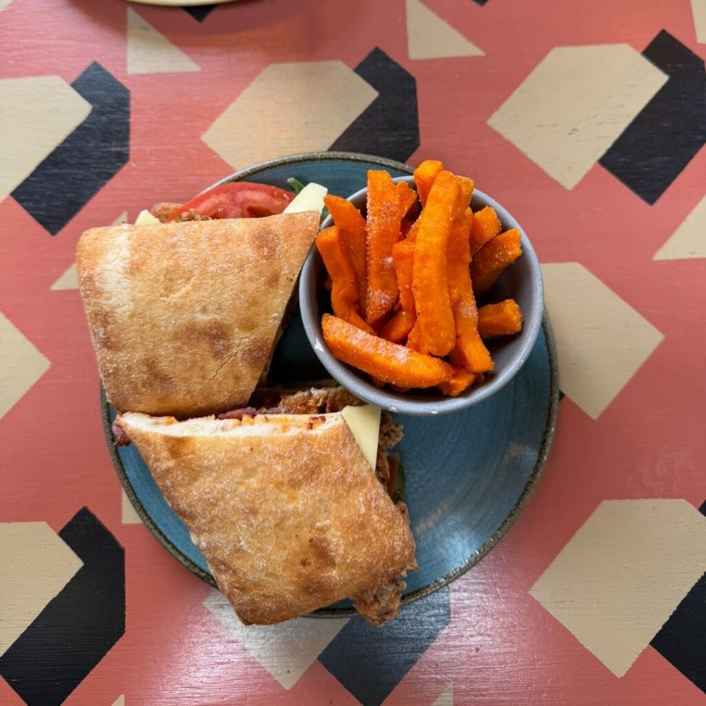 CHICKEN CIABATTA AT DURANO LOUNGE, TYNEMOUTH