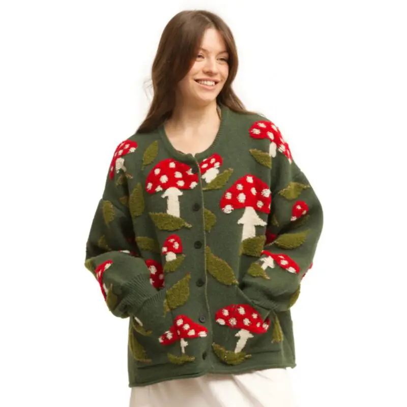 Wild Mushroom Cardigan - £75.00