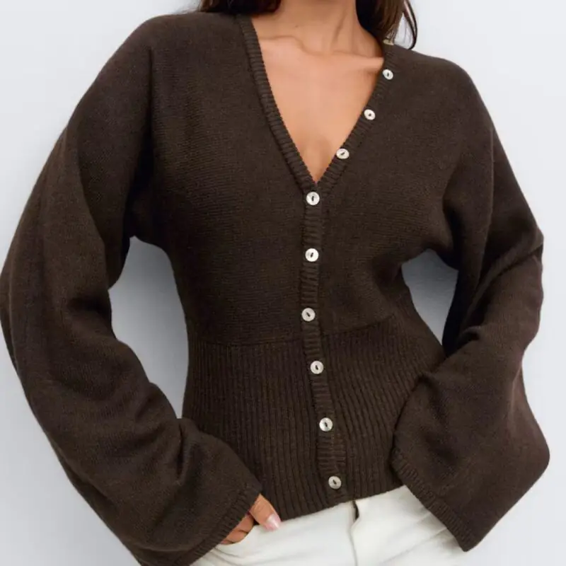 Gina Tricot - Fitted Waist Knitted Cardigan - £39.99