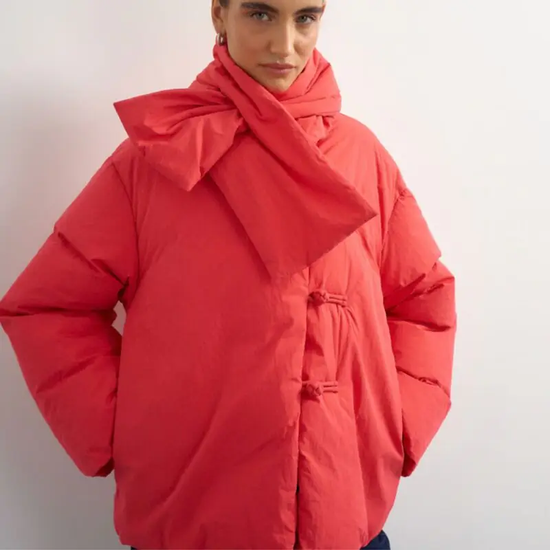 Topshop - Pillow Scarf Puffer Jacket - £85.00