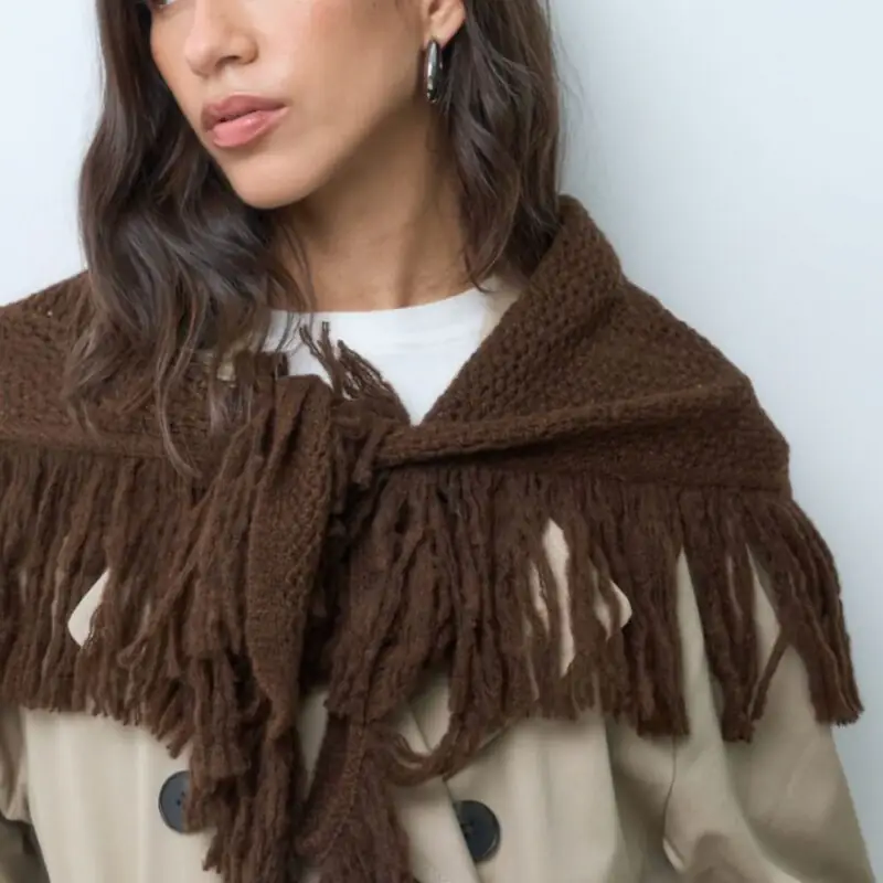 ASOS - Fine Knit Small Triangle Cape - £18.00